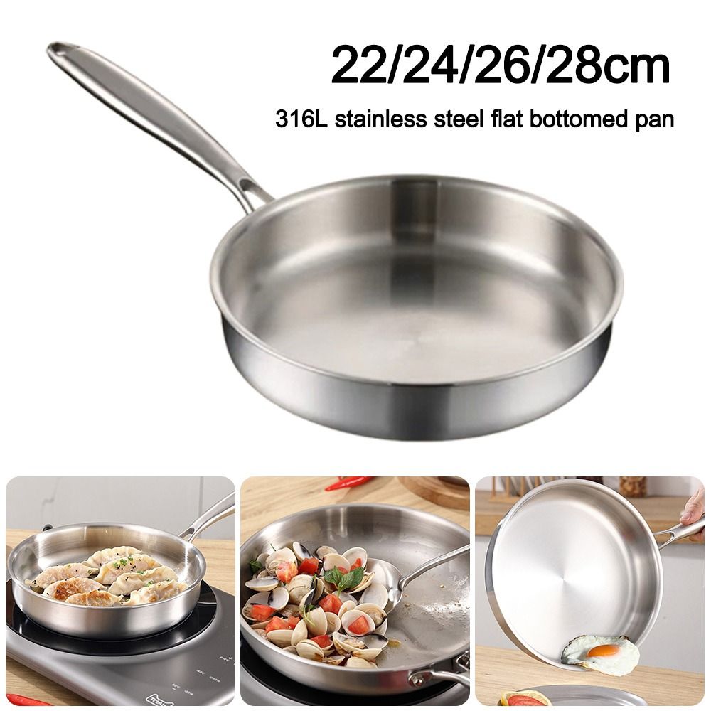 316L 스테인리스 스틸 프라이팬 논스틱 빠른 가열 요 - Induction Cooker 리뷰 및 가격