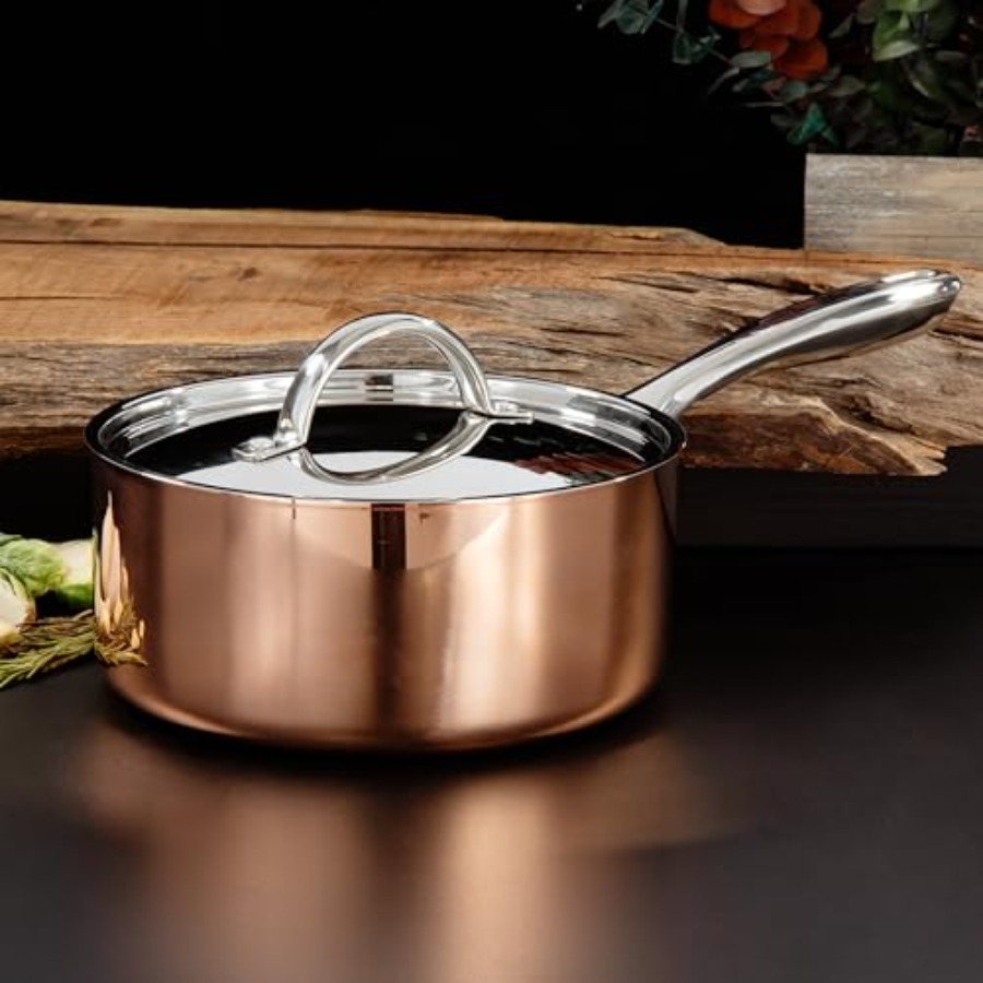 빈티지 트라이플라이 구리 8인치 소스팬 3쿼트 매칭 뚜 - Induction Cooker 리뷰 및 가격