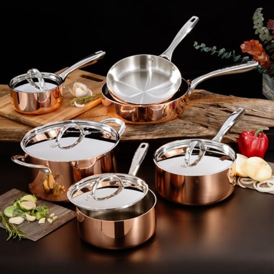 빈티지 트라이플라이 구리 8인치 소스팬 3쿼트 매칭 뚜 - Induction Cooker 리뷰 및 가격
