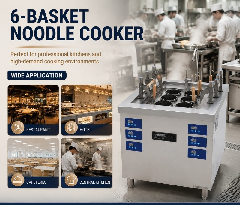 6구 상업용 전기 밥솥, 8kW 스테인리스 스틸 파스타 - Induction Cooker 리뷰 및 가격