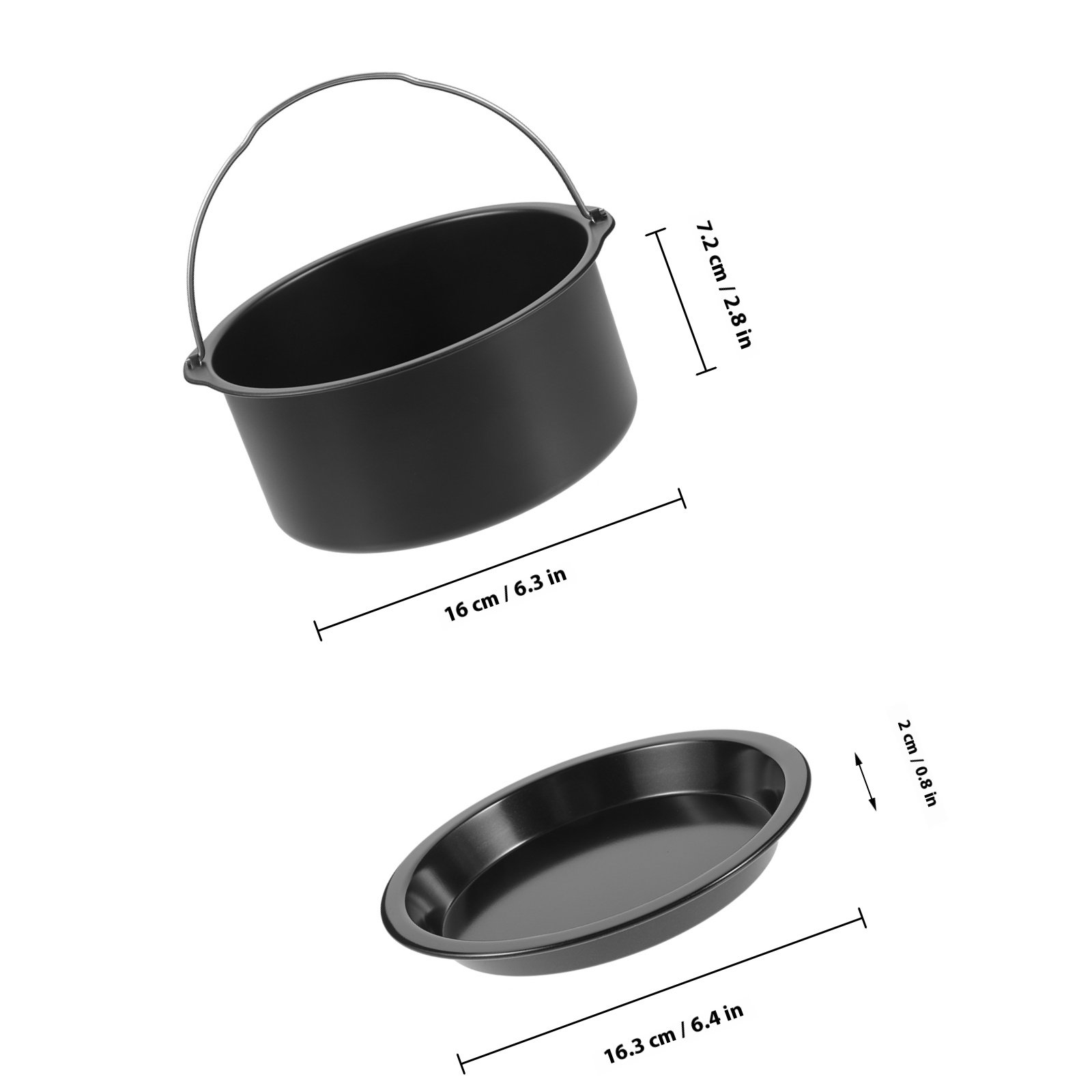 1세트 에어프라이어용 케이크 틀, 눌어붙지 않는 재질, - Air Fryer 리뷰 및 가격