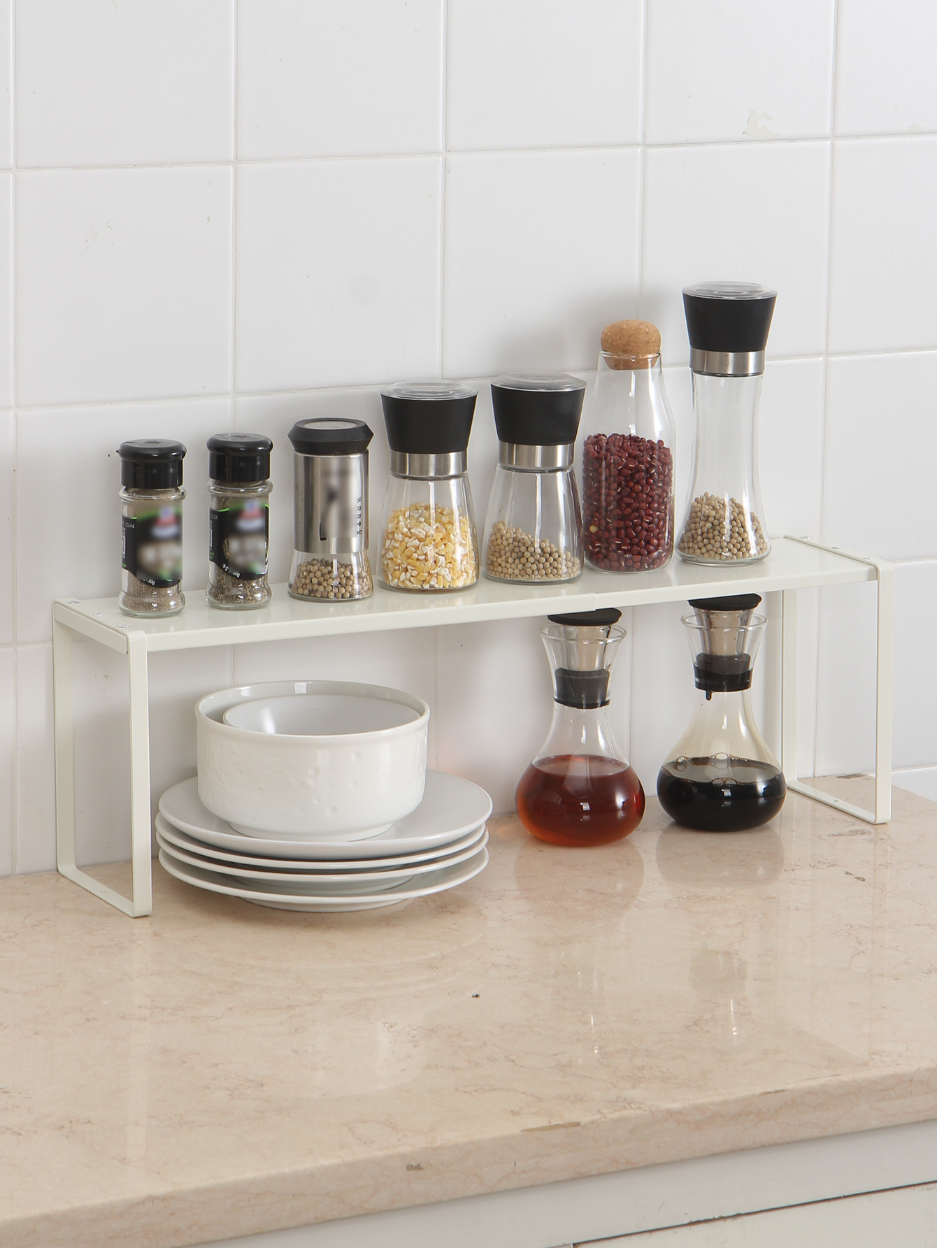 주방 조리대 정리함, 흰색 조절 가능, 확장형 캐비닛  - Kitchen Appliances Cabinet 리뷰 및 가격