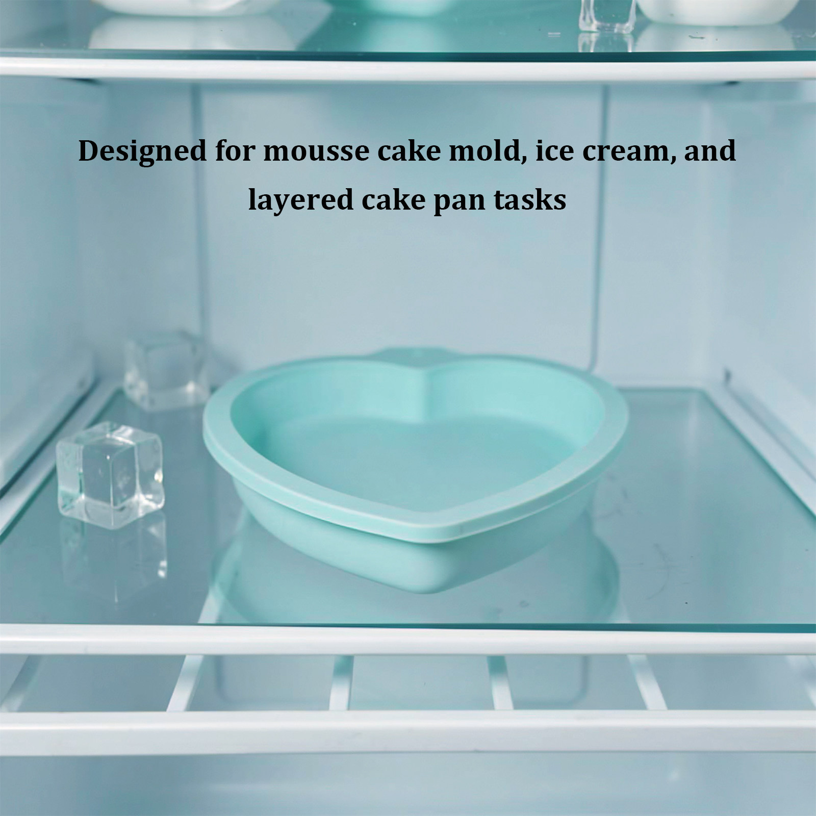 4개 세트, 하트 모양 실리콘 케이크 틀, 코팅 처리로 - Microwave Oven 리뷰 및 가격