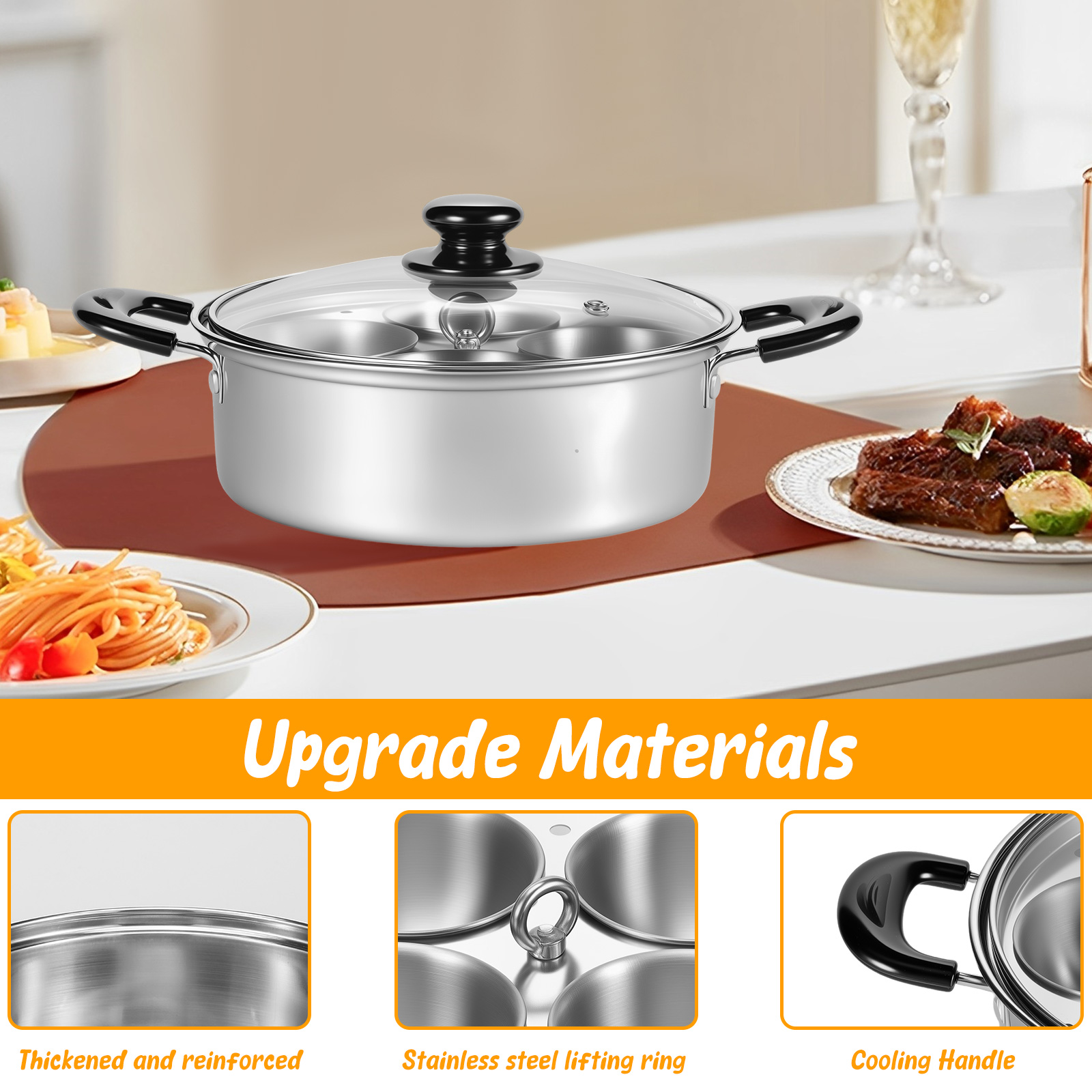 계란 밀렵꾼 스테인레스 스틸 데친 계란 제조기 냄비 계 - Induction Cooktop Portable 리뷰 및 가격