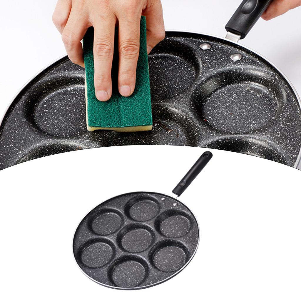 들러붙지 않는 두꺼운 오믈렛 팬, 7 홀 프라이팬, 계 - Induction Cooker 리뷰 및 가격